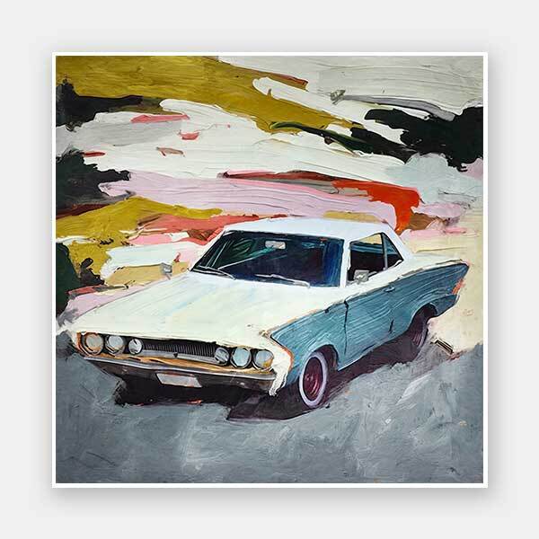 Vintage Car I Unframed Art Print