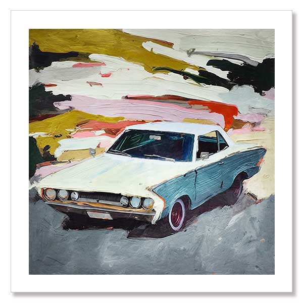Vintage Car I Unframed Art Print