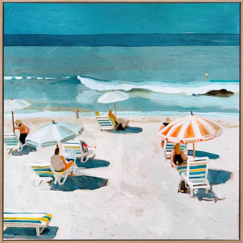 Burleigh Beach II Canvas Art Print