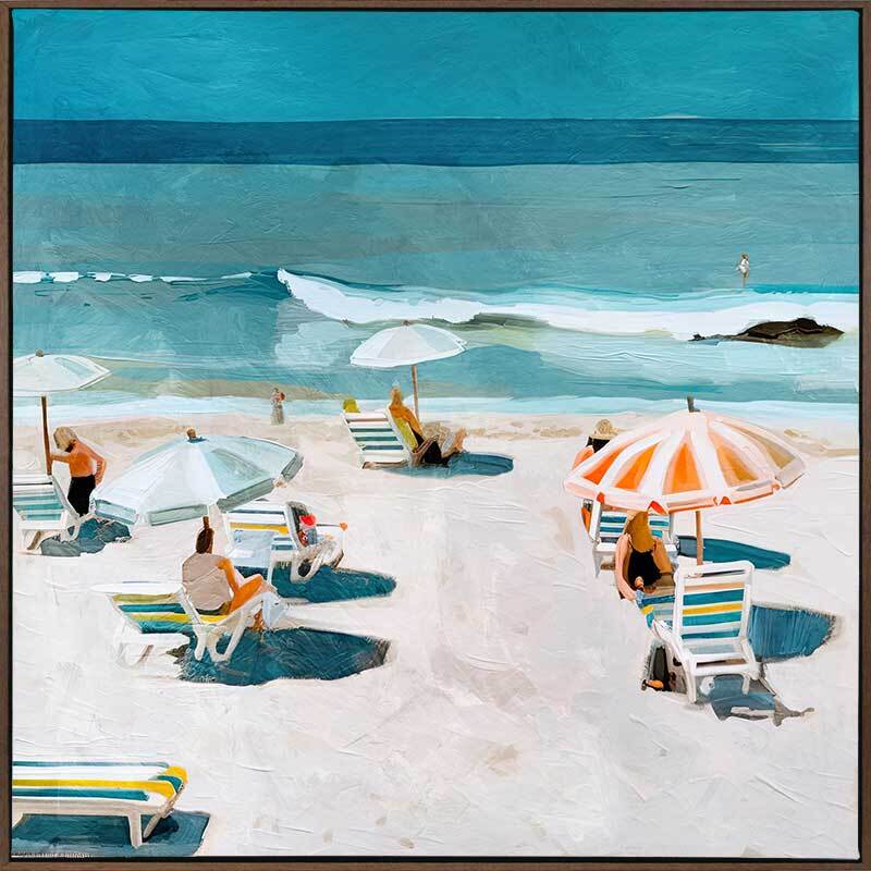 Burleigh Beach II Canvas Art Print