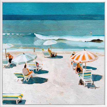 Burleigh Beach II Canvas Art Print