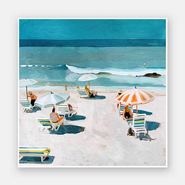 Burleigh Beach II Unframed Art Print