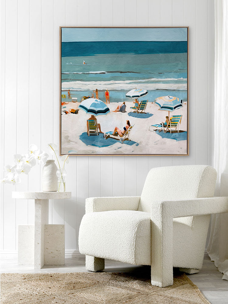Burleigh Beach I Canvas Art Print | Lifestyle