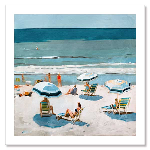 Burleigh Beach I Unframed Art Print