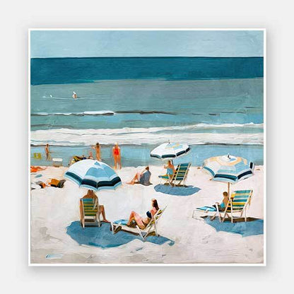 Burleigh Beach I Unframed Art Print