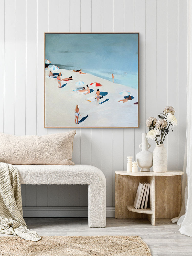 Hamelin Beach   Canvas Art Print