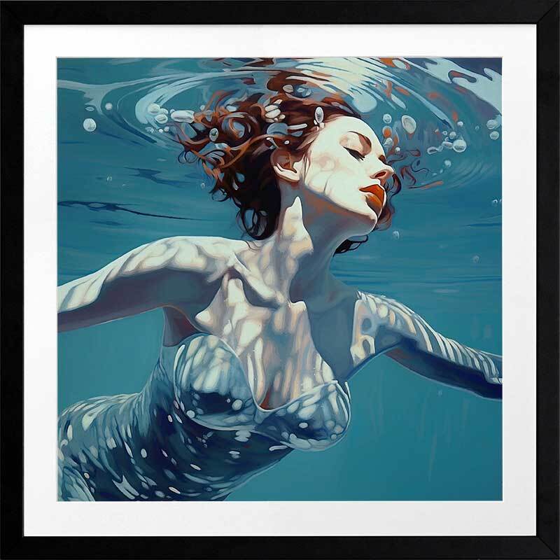 Ocean Whispers Framed Art Print