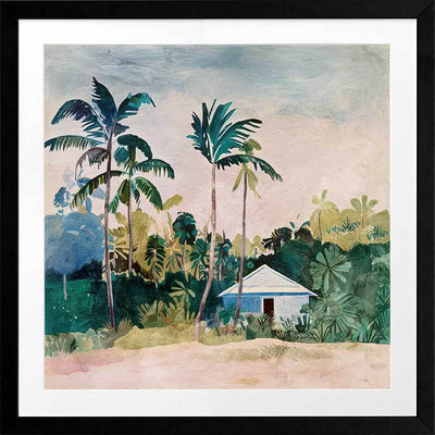 Holiday House II Framed Art Print