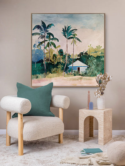 Holiday House II Canvas Art Print | Lifestyle