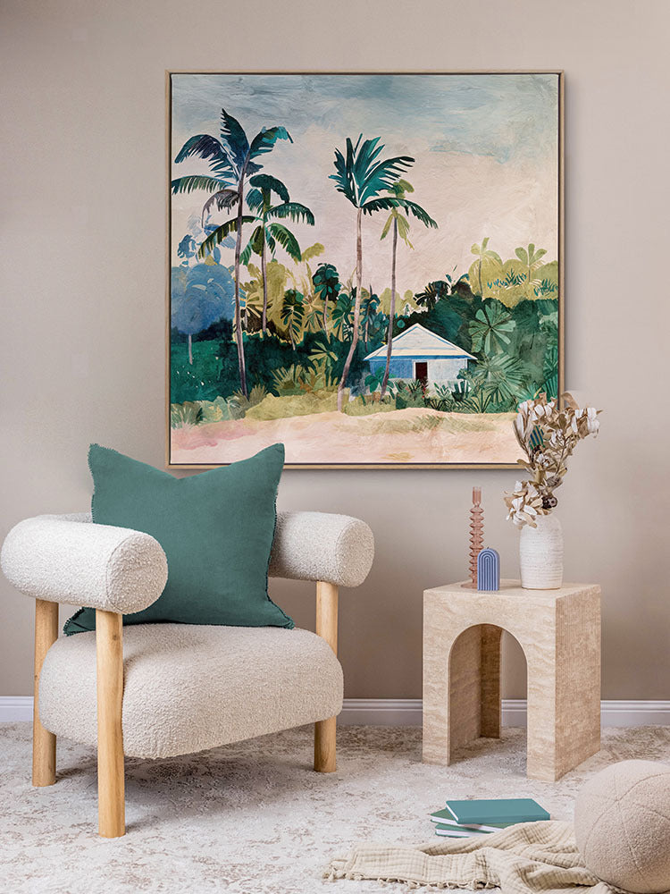 Holiday House II Canvas Art Print | Lifestyle