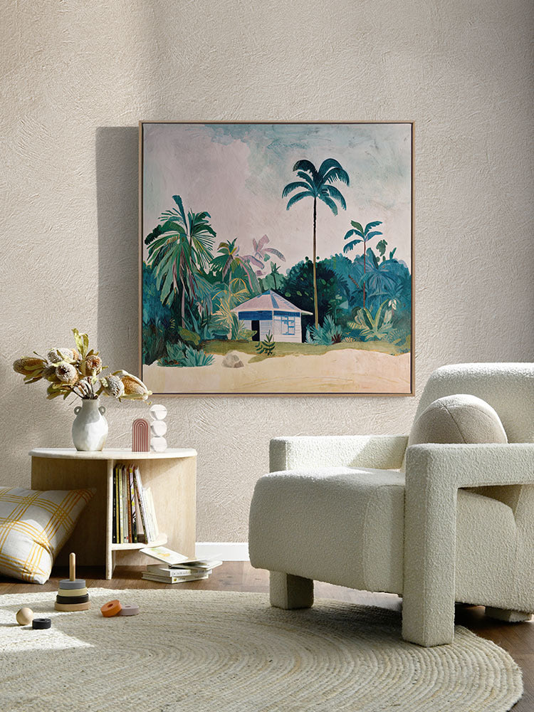 Holiday House I Canvas Art Print | Lifestyle