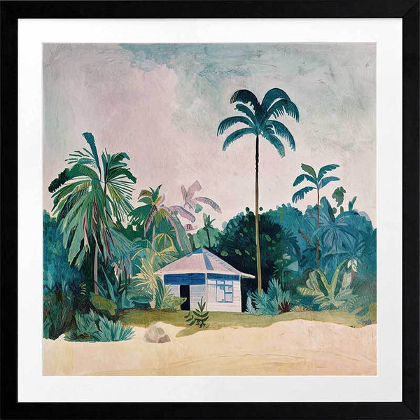 Holiday House I Framed Art Print