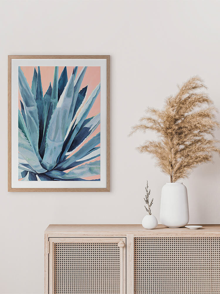 Agave Framed Art Print | Lifestyle
