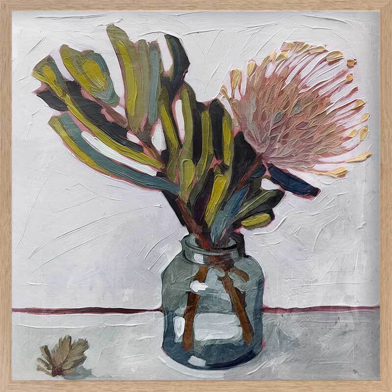 An Australian Bouquet I Framed Art Print