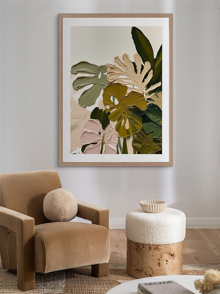 Foliage on a Summer Walk Framed Art Print | Lifestyle