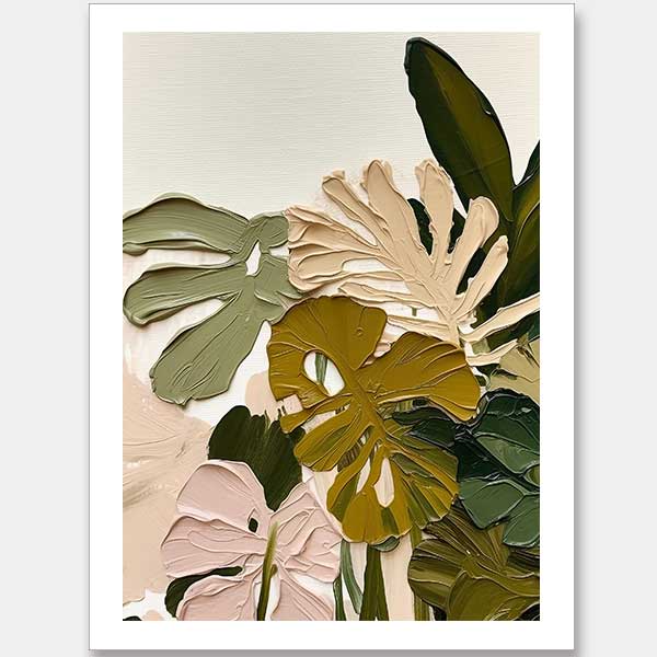 Foliage on a Summer Walk Unframed Art Print