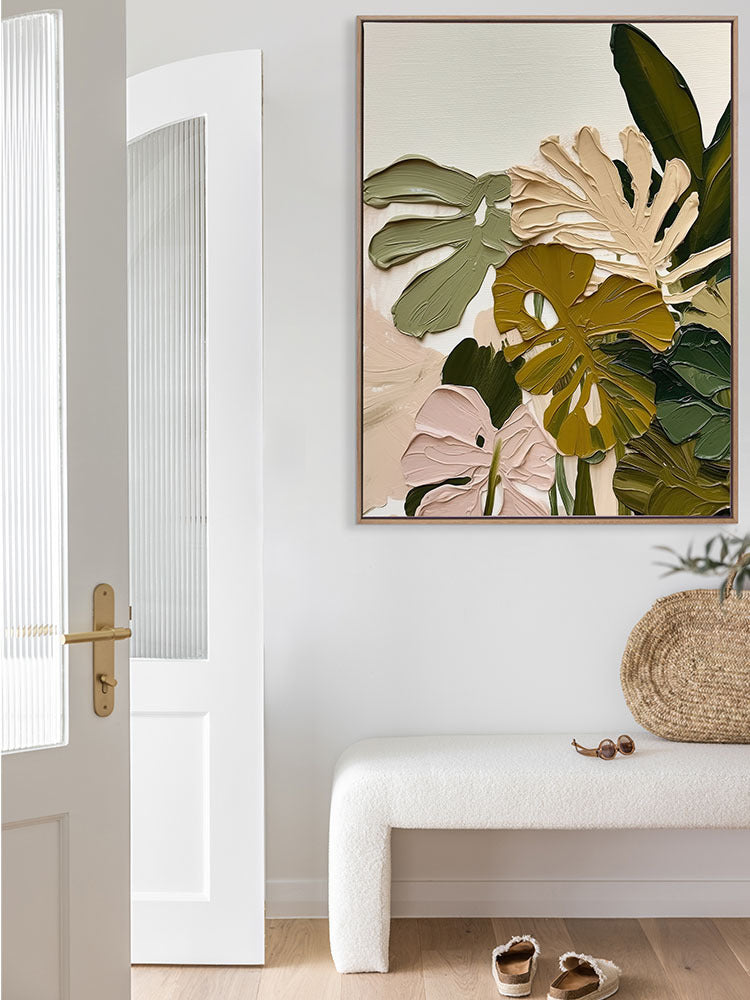 Foliage on a Summer Walk Canvas Art Print l | Lifestyle