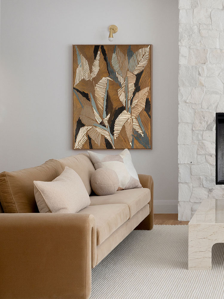 Geometric Gum Leaves II Canvas Art Print | Lifestyle