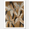 Geometric Gum Leaves II Unframed Art Print