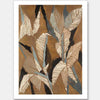 Geometric Gum Leaves I Unframed Art Print