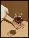 Glass of Shiraz Canvas Art Print