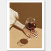 Glass of Shiraz Unframed Art Print