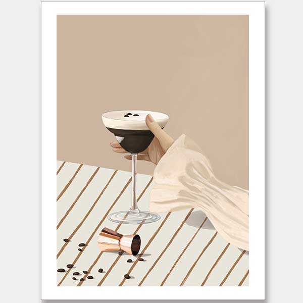 Give Me My Espresso Martini Unframed Art Print