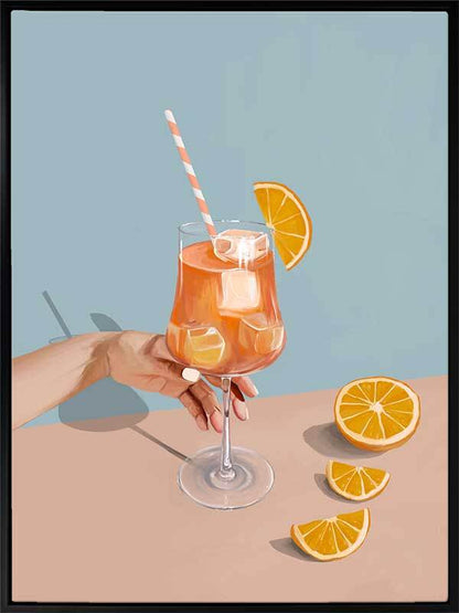 Aperol Spritz Canvas Art Print