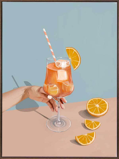 Aperol Spritz Canvas Art Print