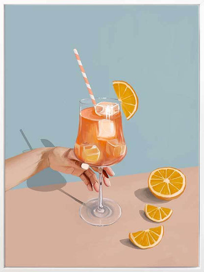 Aperol Spritz Canvas Art Print