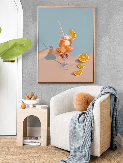 Aperol Spritz Canvas Art Print | Lifestyle
