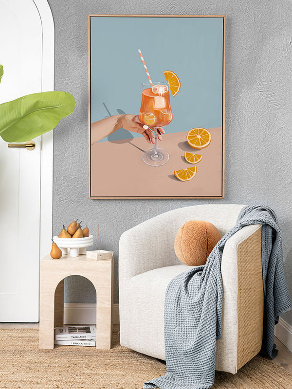 Aperol Spritz Canvas Art Print | Lifestyle