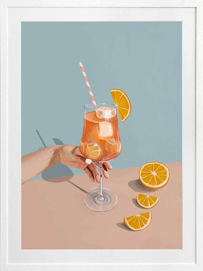 Aperol Spritz Framed Art Print