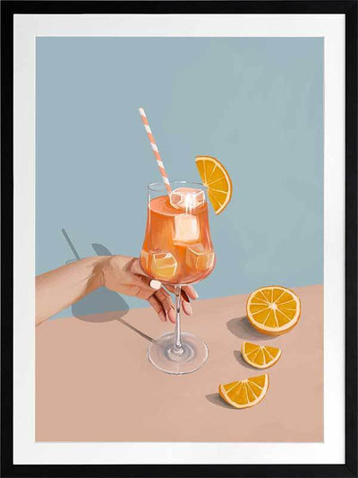 Aperol Spritz Framed Art Print