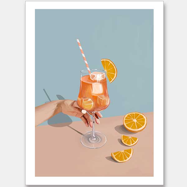 Aperol Spritz Unframed Art Print