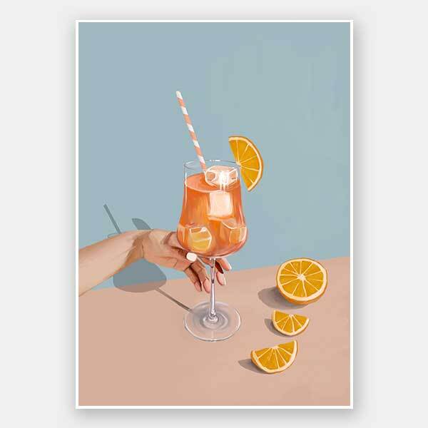 Aperol Spritz Unframed Art Print