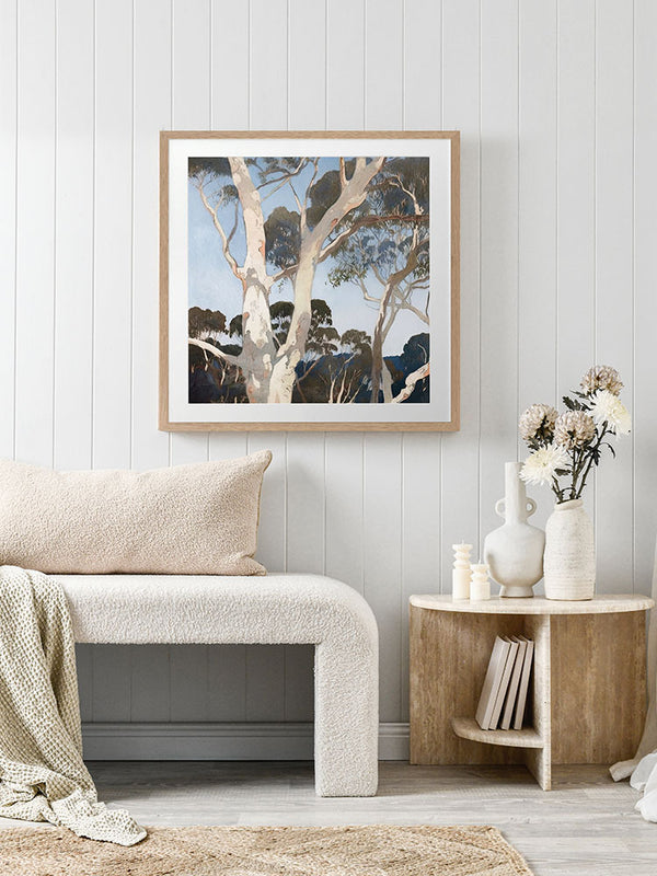 Up There II Framed Art Print | Lifestyle