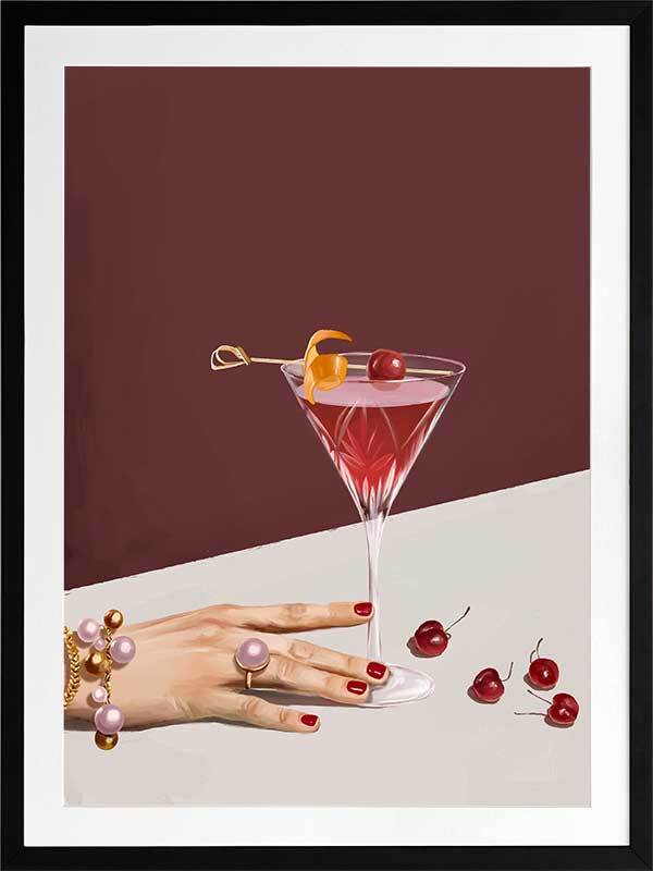 A Cosmopolitan Framed Art Print