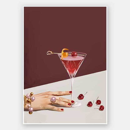 A Cosmopolitan Unframed Art Print