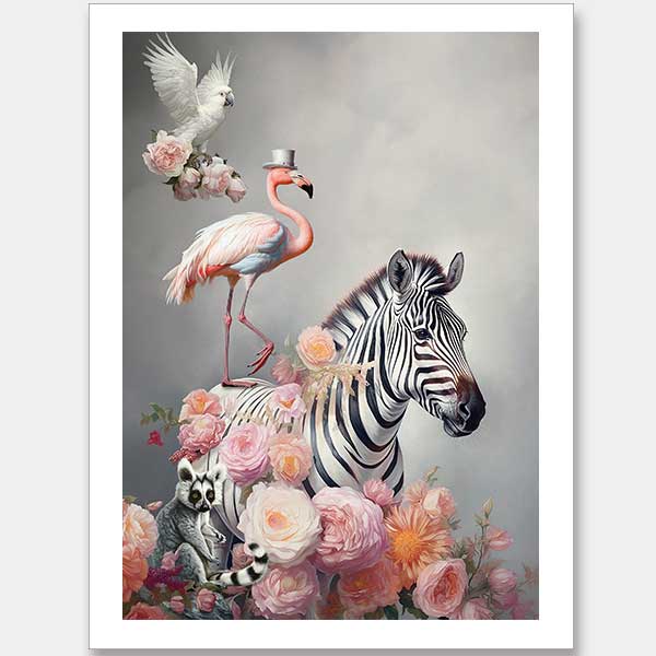 Fantastical Friends Unframed Art Print