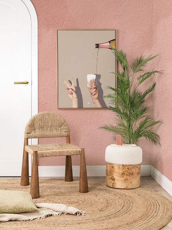 Champagne Showers Canvas Art Print | Lifestyle