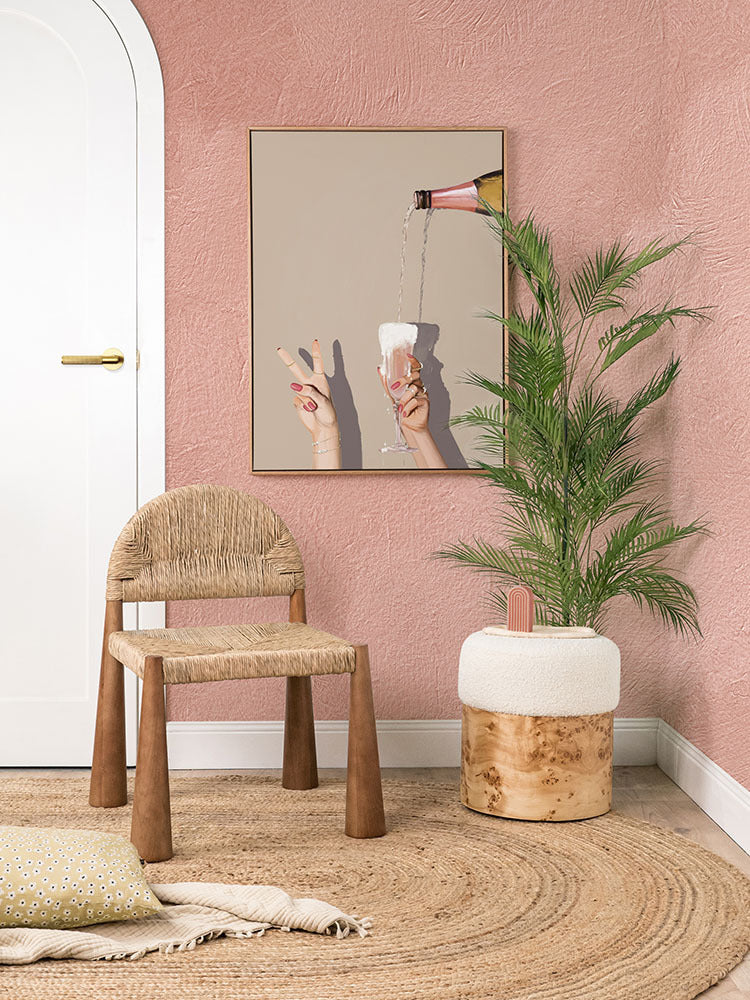 Champagne Showers Canvas Art Print | Lifestyle