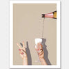 Champagne Showers Unframed Art Print