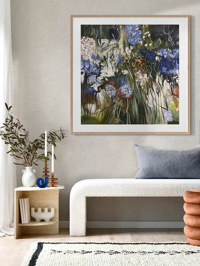Garden Mirage Framed Art Print | Lifestyle
