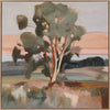 The Old Gum Tree - Oak Box Frame Canvas - 30x30