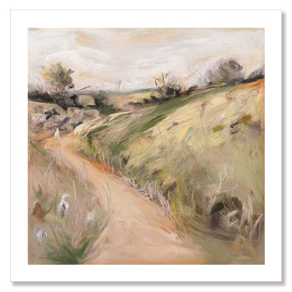 Dirt Road at Dusk Unframed Art Print