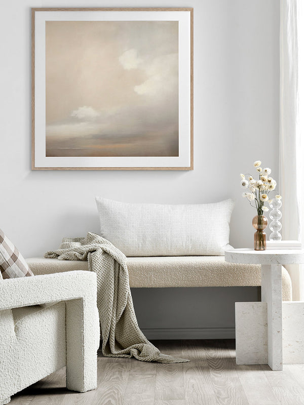 Cloud Ballet Framed Art Print | Lifestyle
