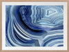 Agate Indigo I Framed Art Print
