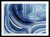 Agate Indigo I Framed Art Print