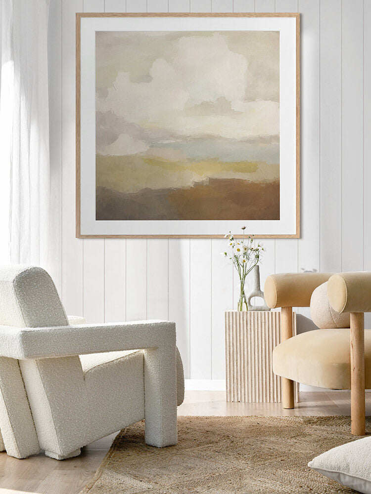 Cloudy Serenades Framed Art Print | Lifestyle